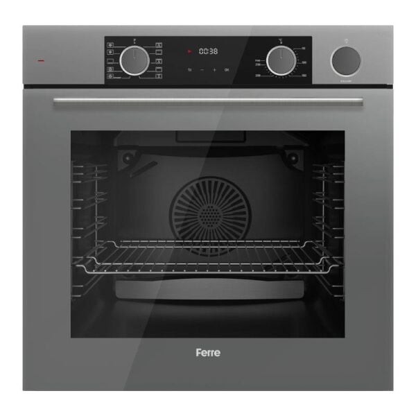 FERRE XE64CPR FRYART GRİ BUHARLI ANKASTRE FIRIN