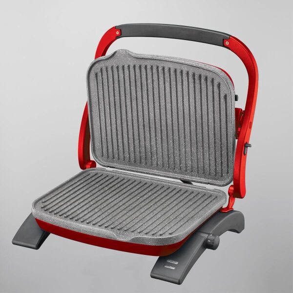 KORKMAZ A329-16 KIRMIZI-GRİ GRANİT TOSTKOLİK TOST MAKİNASI