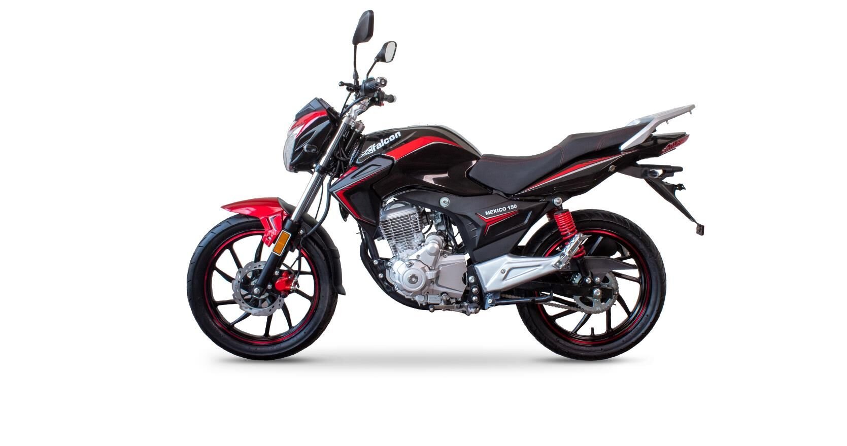 FALCON MEXICO 150CC BENZİNLİ SİYAH-KIRMIZI MOTOR