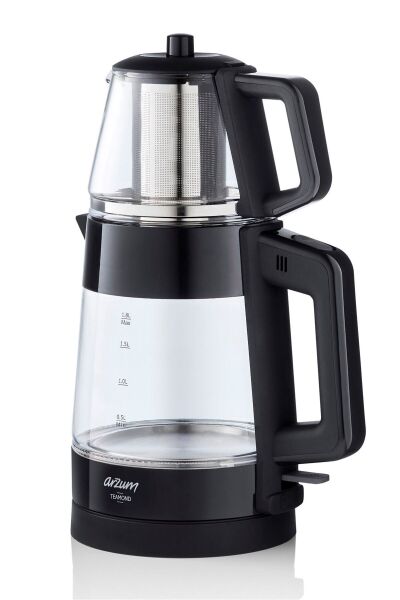 ARZUM AR3136 TEAMOND ÇAY MAKİNESİ SİYAH