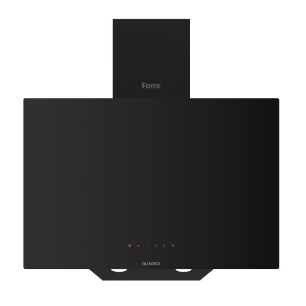 FERRE D077 SILENT TEK CAMLI DOK. 60CM SİYAH DAVLUMBAZ