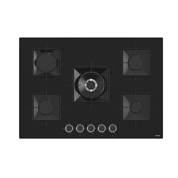 FERRE SS035 75CM WOK SİYAH ANKASTRE OCAK